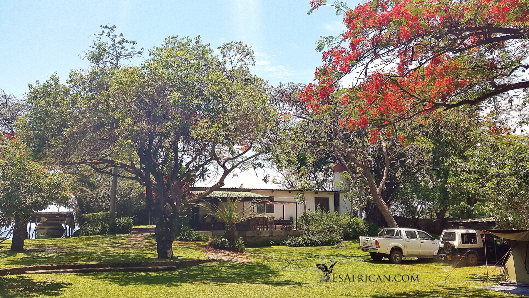 Cool Runnings has private and lush green gardens with plenty of shade