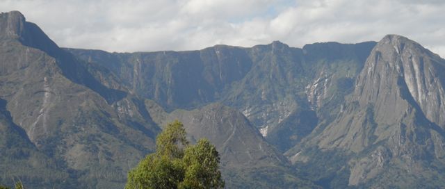 Mulanje : Another parts of the Massif, here seen from below